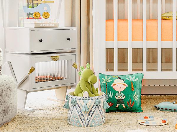 RoyalCraft Robot Nightstand with LED Light Strips, End Table with 360 Degree Rotating Drawer, Modern Design Bedside Table with Glass Door Storage, Wood Cabinet for Bedroom, Home Office Furniture Organize