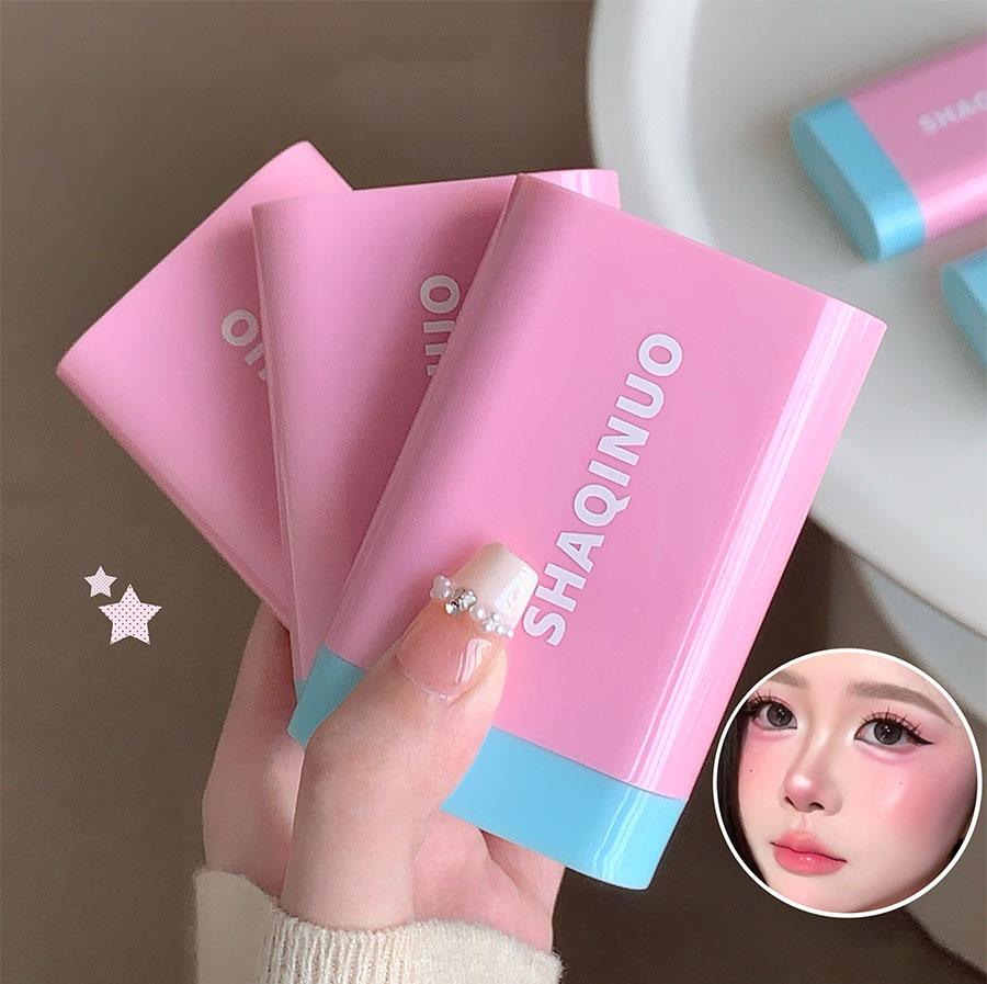 Luster Water Glow Blush Stick, Achieve Lustrous Transparent Flawless Skin, Natural Blood Color, Neutralizes, Long-Lasting Hydration, Dry Skin Friendly