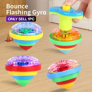 LED Finger Spinning Top Toy with Interactive Fun and Flashlights, Random Colors for Boys, Ideal for Competitive Games and Party Gifts