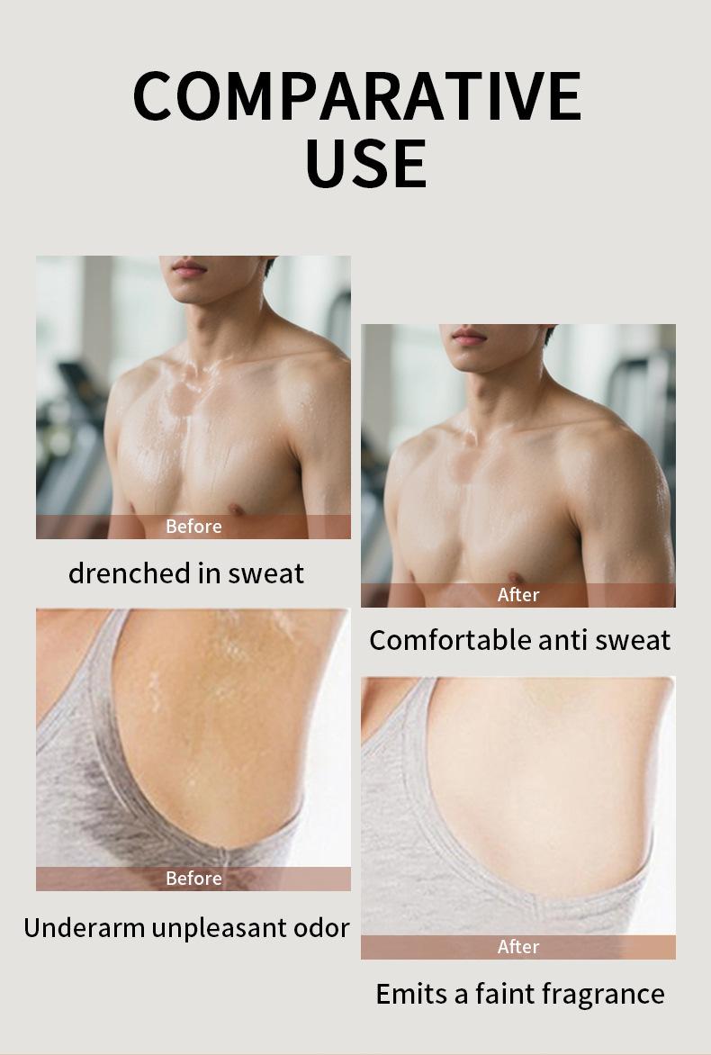 Body Powder - Dry & Absorbent, Cooling Antiperspirant, Odor Eliminating & Long-lasting Dryness, Talc-free Formula, Suitable for All Over Body, Refreshing & Non-sticky, Summer Essential Oil Control & Sweat-absorbing Powder