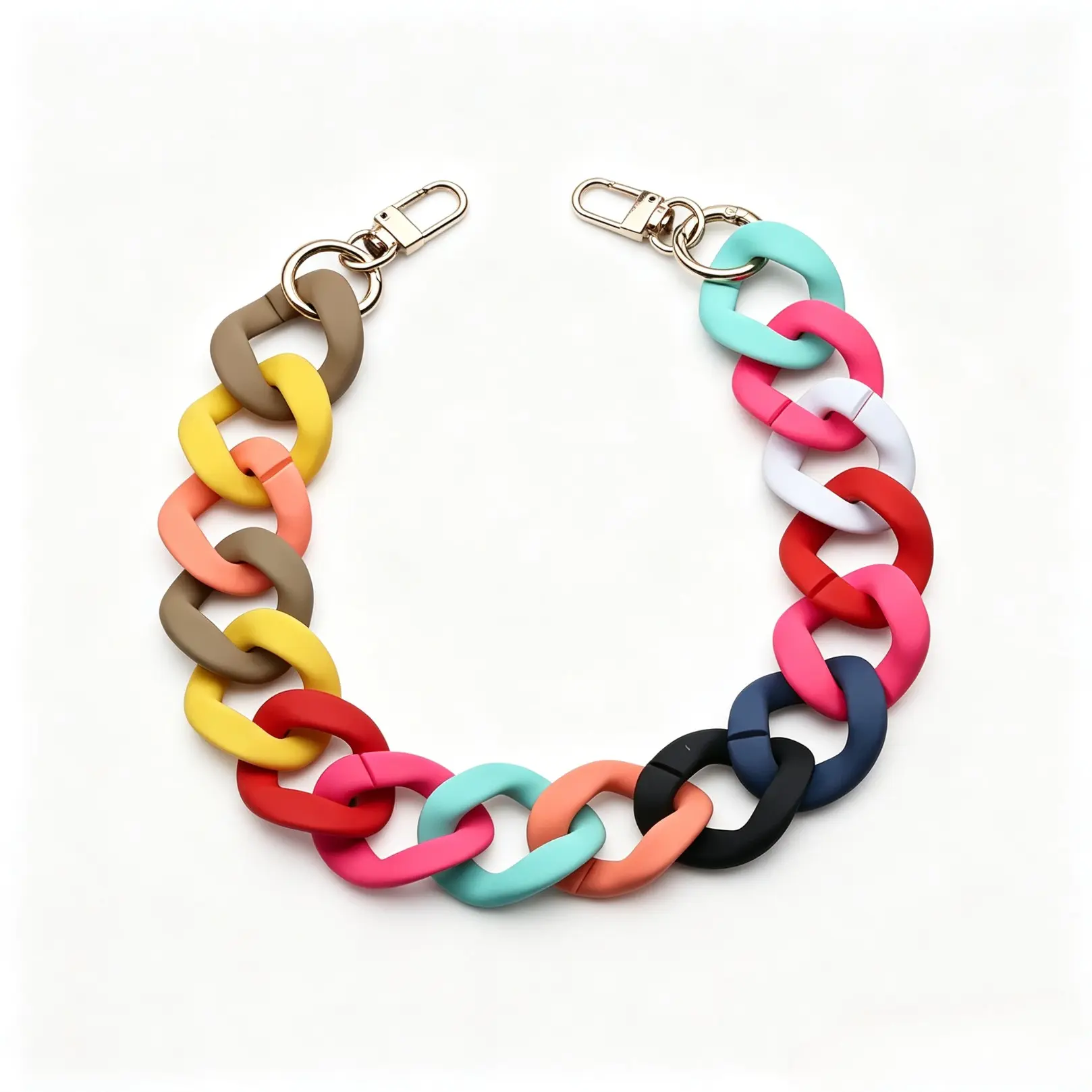 Acrylic Handbag Chain, Fashionable Purse Strap, Short Handle Design, Handbag Accessory, Bag Chains for Handbags, Purse Accessories, Ideal for Luxurious Bags & Crafting Projects