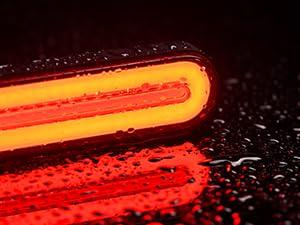 Nilight Trailer Tail Light Bar with 3-in-1 Running Stop Turn Signals Brake Light 2 Pack 9 Inch 100 LED Red & Amber Sequential Led Strip Light  Autos  dealsforyoudays