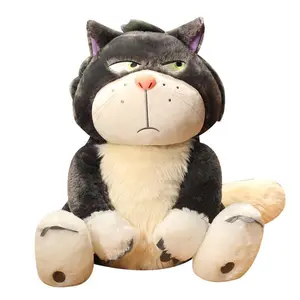 Kawaii Fallen Angel Lucifer Cat Plush Toy Stuffed Animal Lucy Pussy Pillow Cup Boba Plushie Doll Home Decor Gift Doll Kids Girl