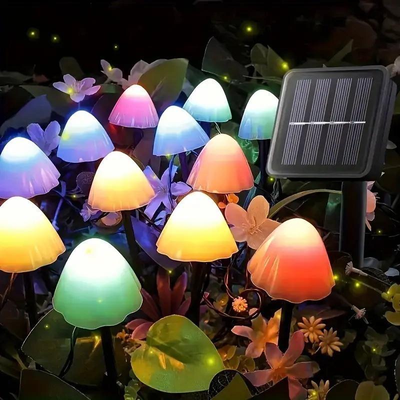Solar Mushroom Light, Outdoor High-Quality Landscape Lighting, Garden Decor, Party Atmosphere, Christmas, Wedding Gift