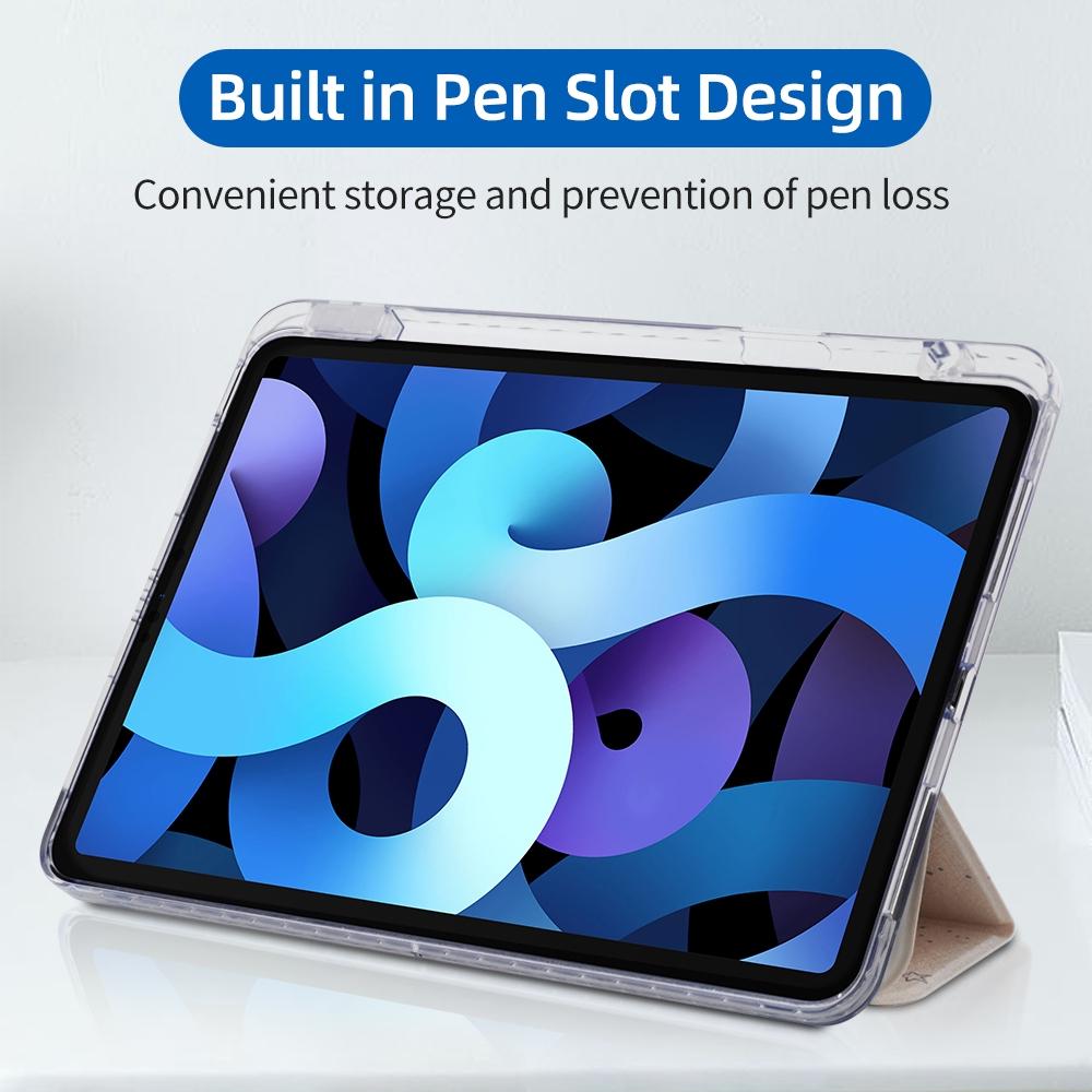 Cute Case Pattern For iPad 11th A16 2025 10th 10.9 Air 4th 5th 10.9 Air 11 M3 2025 7th 8th 9th 10.2 Smart Case with Pen Holder Tablet Protective Cover