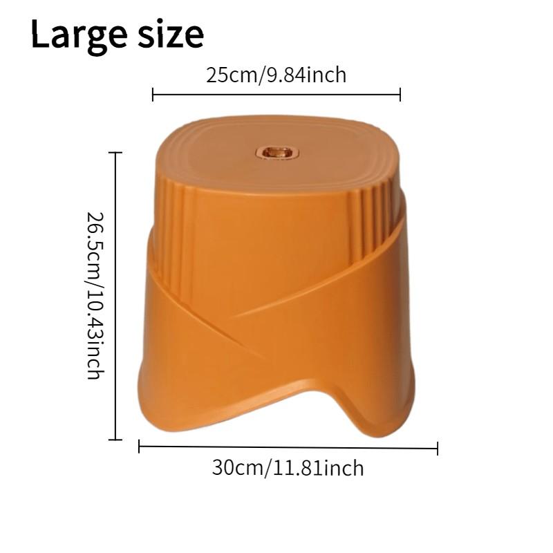 1PC Portable Multifunctional Stool, Non-Slip Design, Stable Weight Capacity, Home Use, Outdoor Camping, Bathroom Foot Rest, Family Friendly