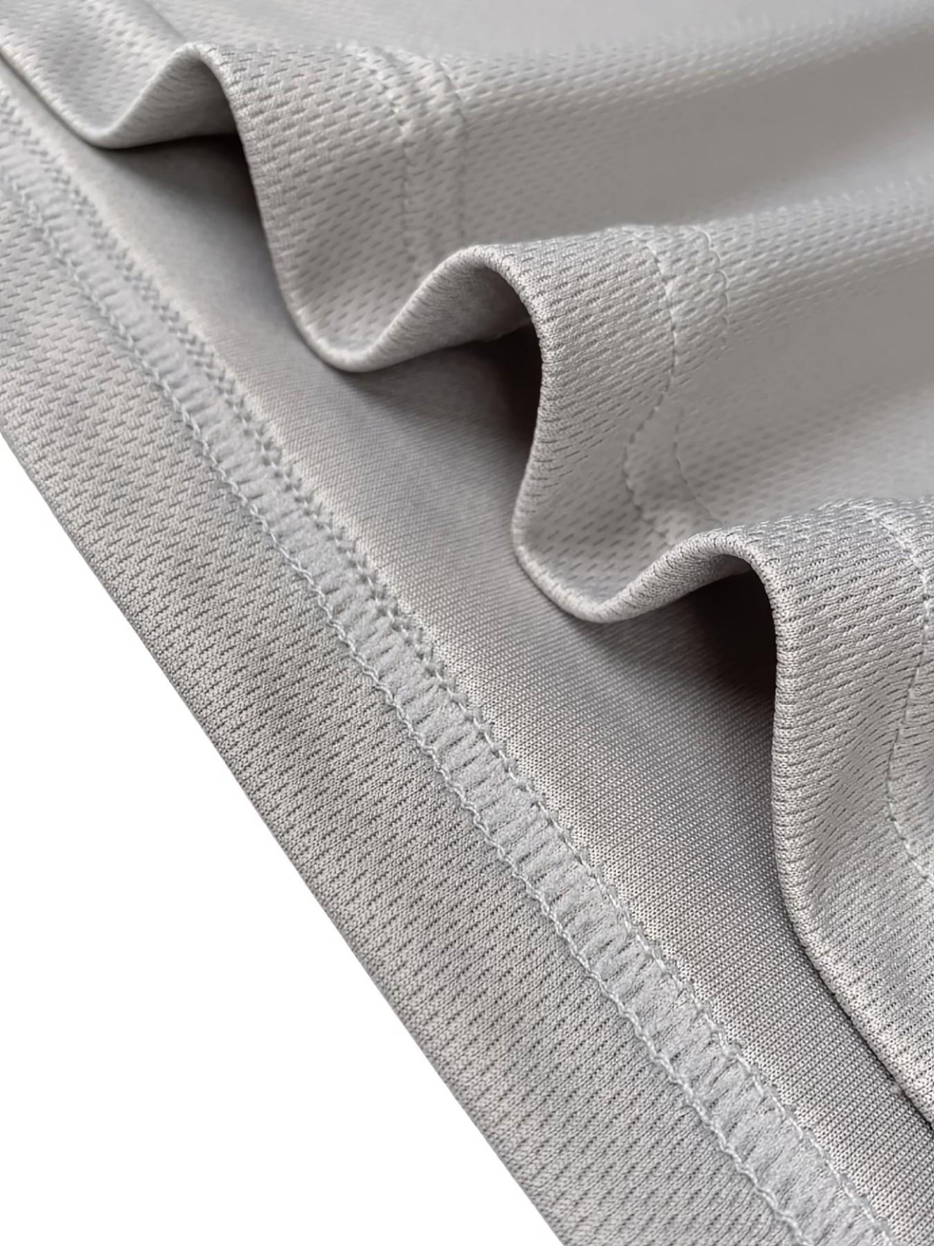 Men's Fashion Short Sleeve T-Shirts Set, Geometric Print, Round Neck, Casual Long Top, Slim Fit, All Seasons, Gift for Dad or Son