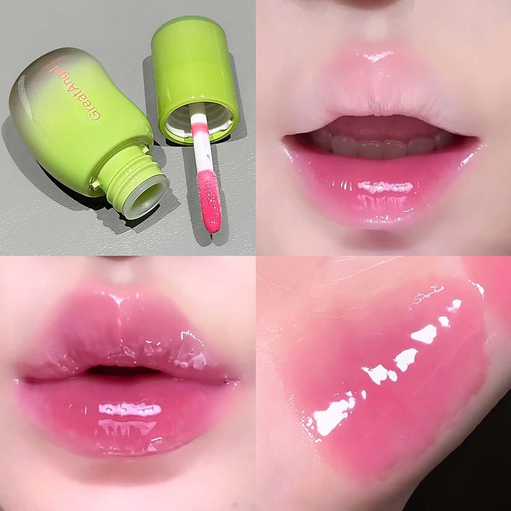 4-Pack Clear Lip Gloss Set, Hydrating Formula, Long-Lasting Moisture, Perfect for All Skin Types, Ideal for Daily Use