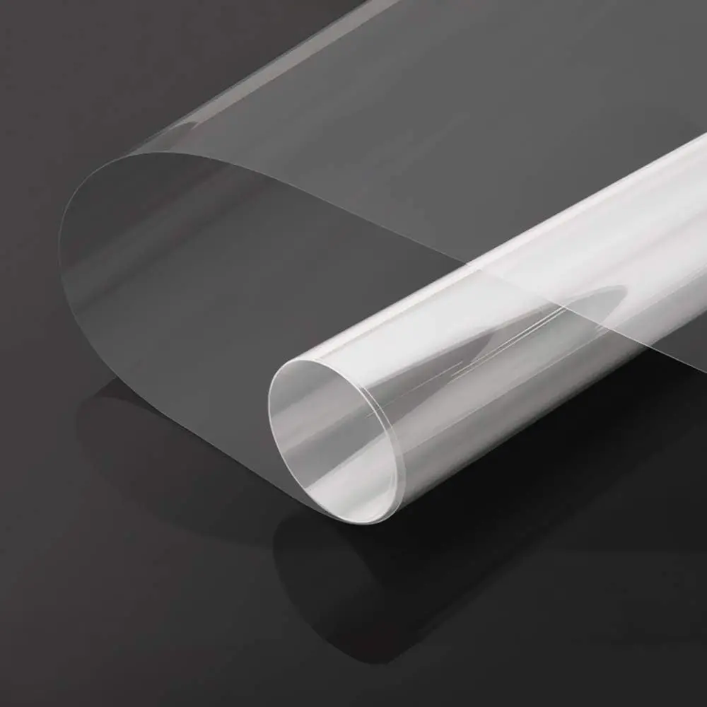 0.05mm Clear Window Security Film Adhesive Anti-Shatter Heat Control Safety Glass Protection Sticker for Home and Office, 17.7in x 8.2ft