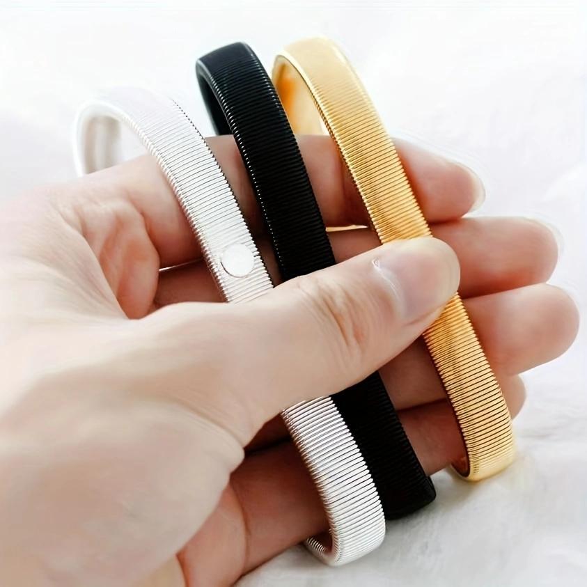 Adjustable Metal Spring Sleeve Cuffs, Unisex Shirt Sleeves Holder, Anti-Slip Arm Bands, 1/4pcs, Sewing Accessory Type