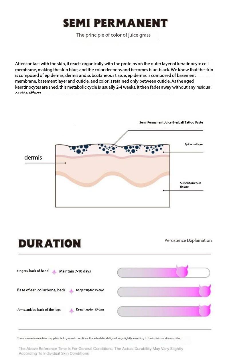 4 pieces USD thorn cross temporary tattoo stickers, can be applied to arms and thighs, lasts 7-15 days, waterproof, and not easy to fall off
