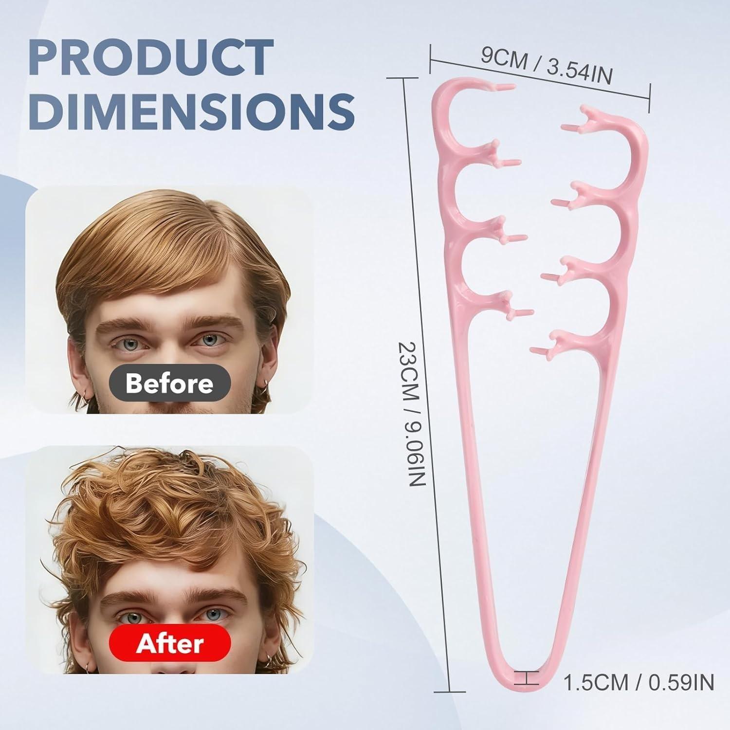 Volumizing Texture Hair Comb, Root Lifting for Men and Women, Covers Hair Parting and Bangs, Styling Brush for Thickening Hair