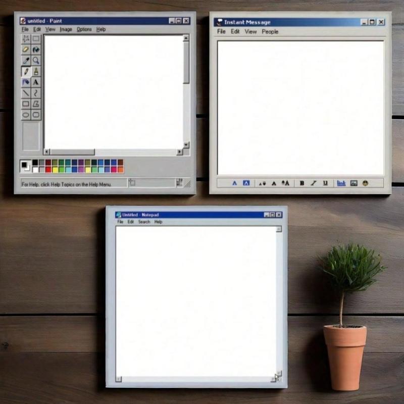 Retro Computer Pattern Sticky Notes  Creative Office Notebooks  Study Supplies  Perfect Gifts for Returning To School