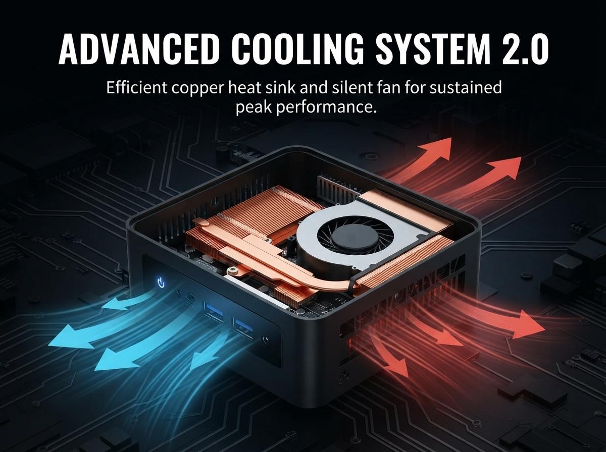 SOYO Y5 Series Mini PC Intel Core i3/i5/i7 Desktop Computer, 8GB RAM 128GB SSD, Micro Compact PC for Home/Office, Support 4K Display, WiFi5 Bluetooth 4.2, Preinstalled Windows 10/11 Pro, Silent Low Power Consumption, Small Form Factor Business Desktop soh