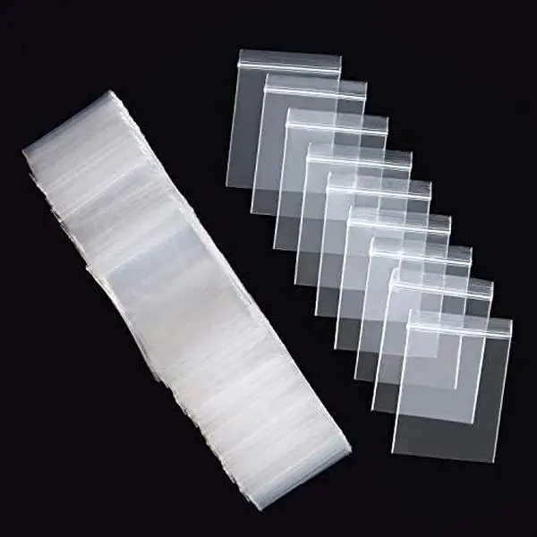 200 count Small Plastic Bags for  2 x 3 Inches | Small Zip Bags for Pills | Mini Zip Bag |  Pouch |  Plastic Bag for  | Little Baggies