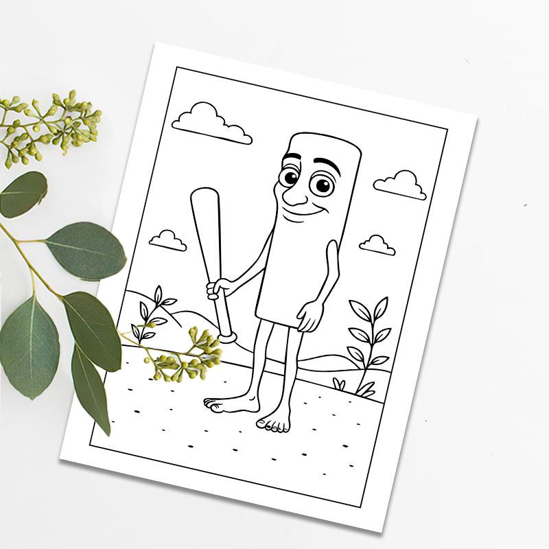 Ultimate Meme Gift Brainrot Coloring Book, Features 22 Viral Characters, Vibrant Cartoon Design, Hidden Pages, Ideal for Adults & Teens