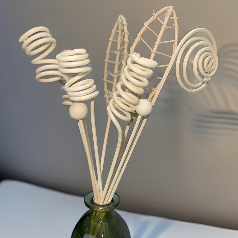 12pcs Original No Fire Diffuser Sticks, Fragrance Bottle Replacement Sticks, Bohemian Home Decor, Suitable for Vases and Centerpieces