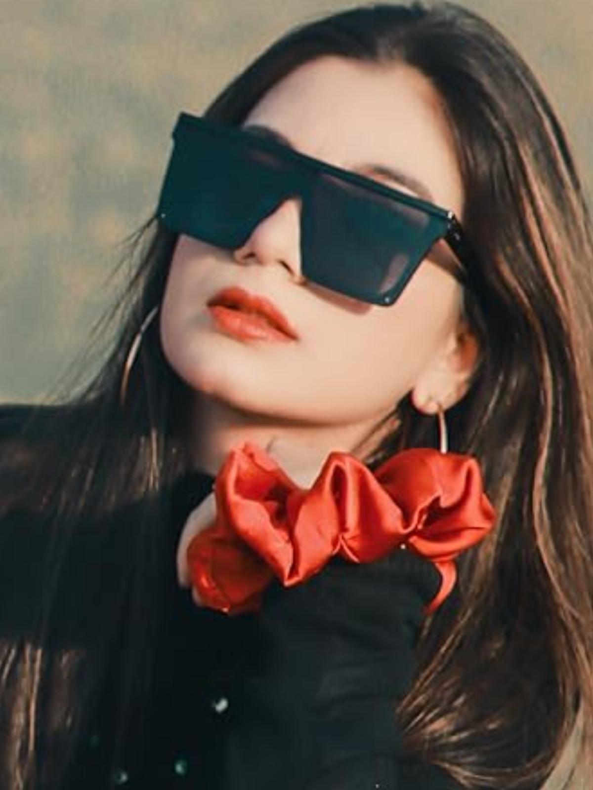 FEISEDY Oversized Sunglasses Mens Womens Flat Top Square Trendy Visor Shades UV400 B2470 FEISEDY Oversized Sunglasses Mens Womens Flat Top Square Trendy Visor Shades UV400 B2470