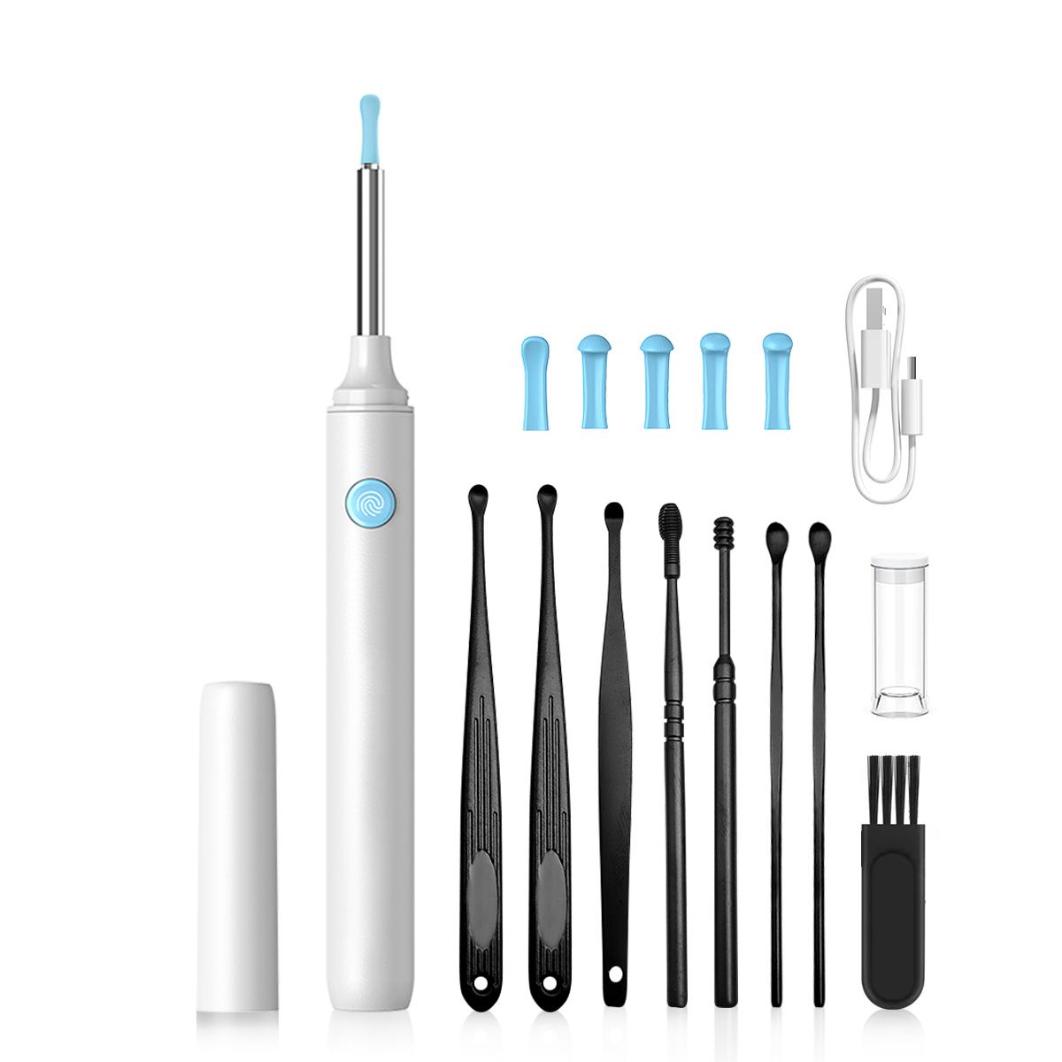 1pc Ear Wax Removal Earwax Remover Tool, Ear Cleaning Tool with 8 Pcs Ear Set, Ear Camera with 5 Ear Spoon, Ear Cleaner with Camera Earwax Removal Kit with Light