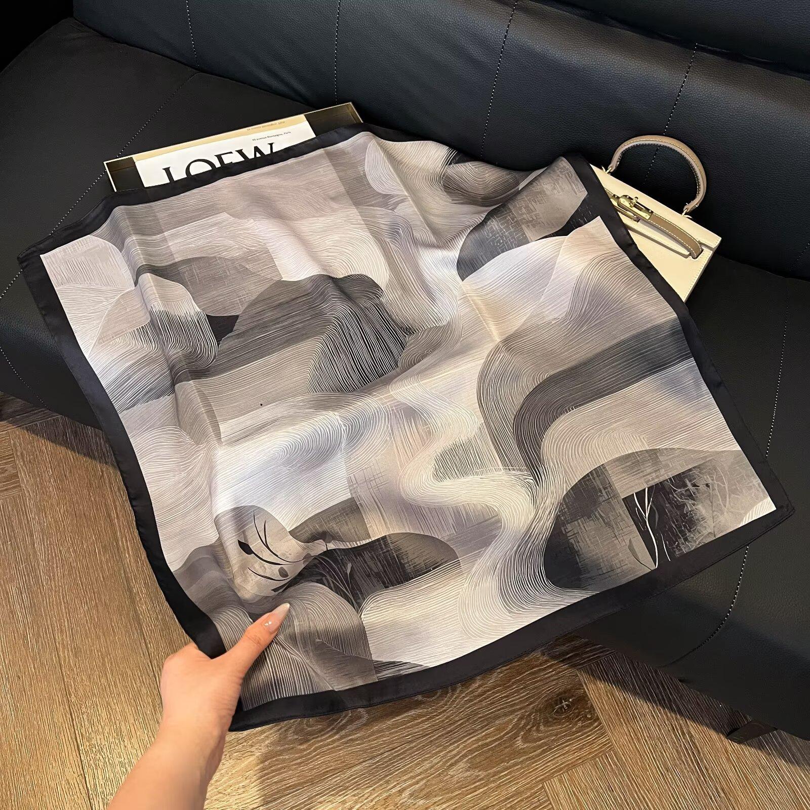 70x70 Scarf Summer Breathable Sun Protection Square Scarf, Fashion Versatile Autumn Headband, Winter Warm Scarf, Hair Accessory, Belt, Bracelet