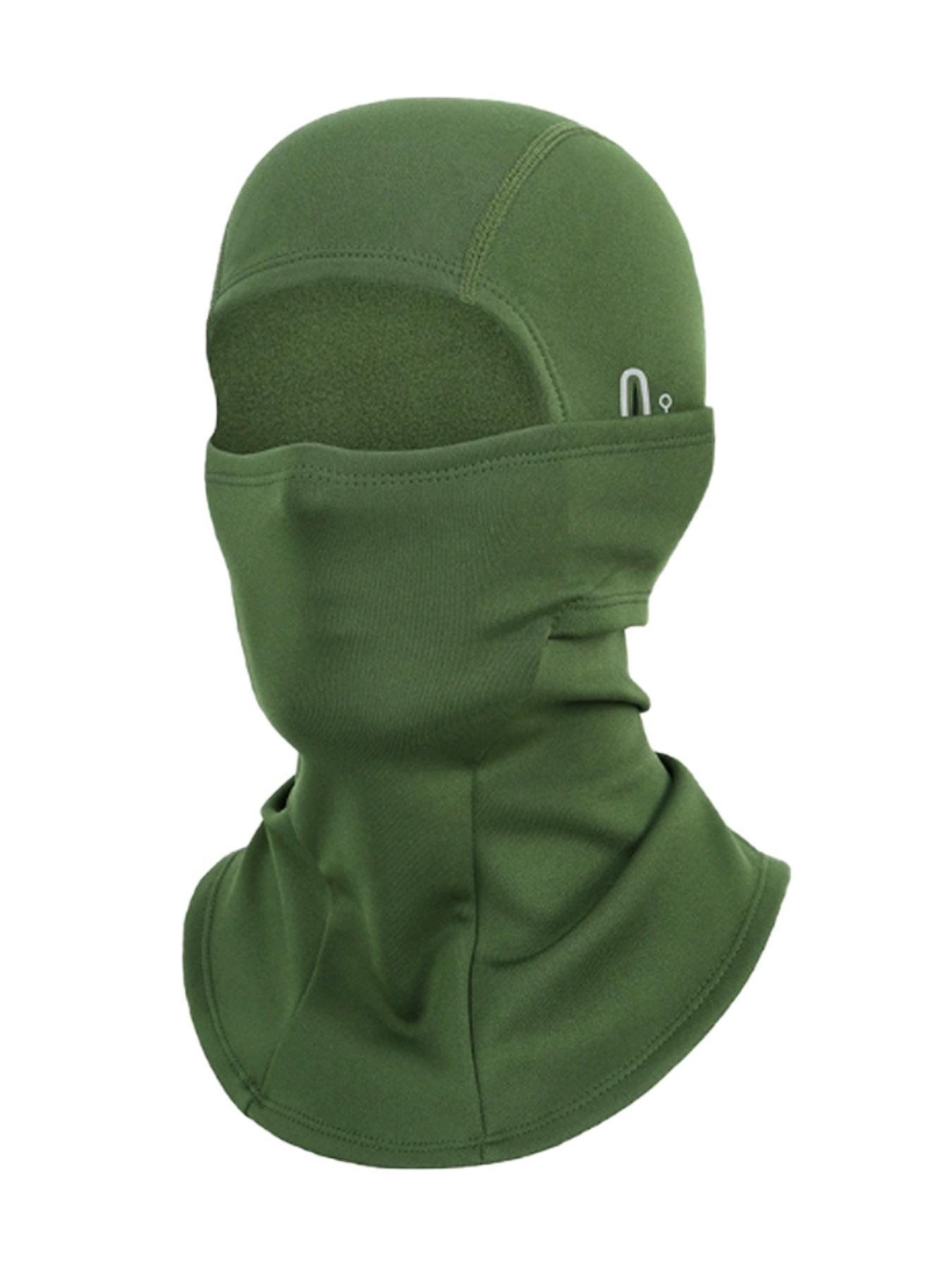 Unisex Winter Warm Face Mask Hoodie, Full-Face Windproof Fleece Ski Hat, Eyeglass Hole Motorcycle Cap, Outdoor Neck Warmer, Thermal Ski Mask, Full Balaclava