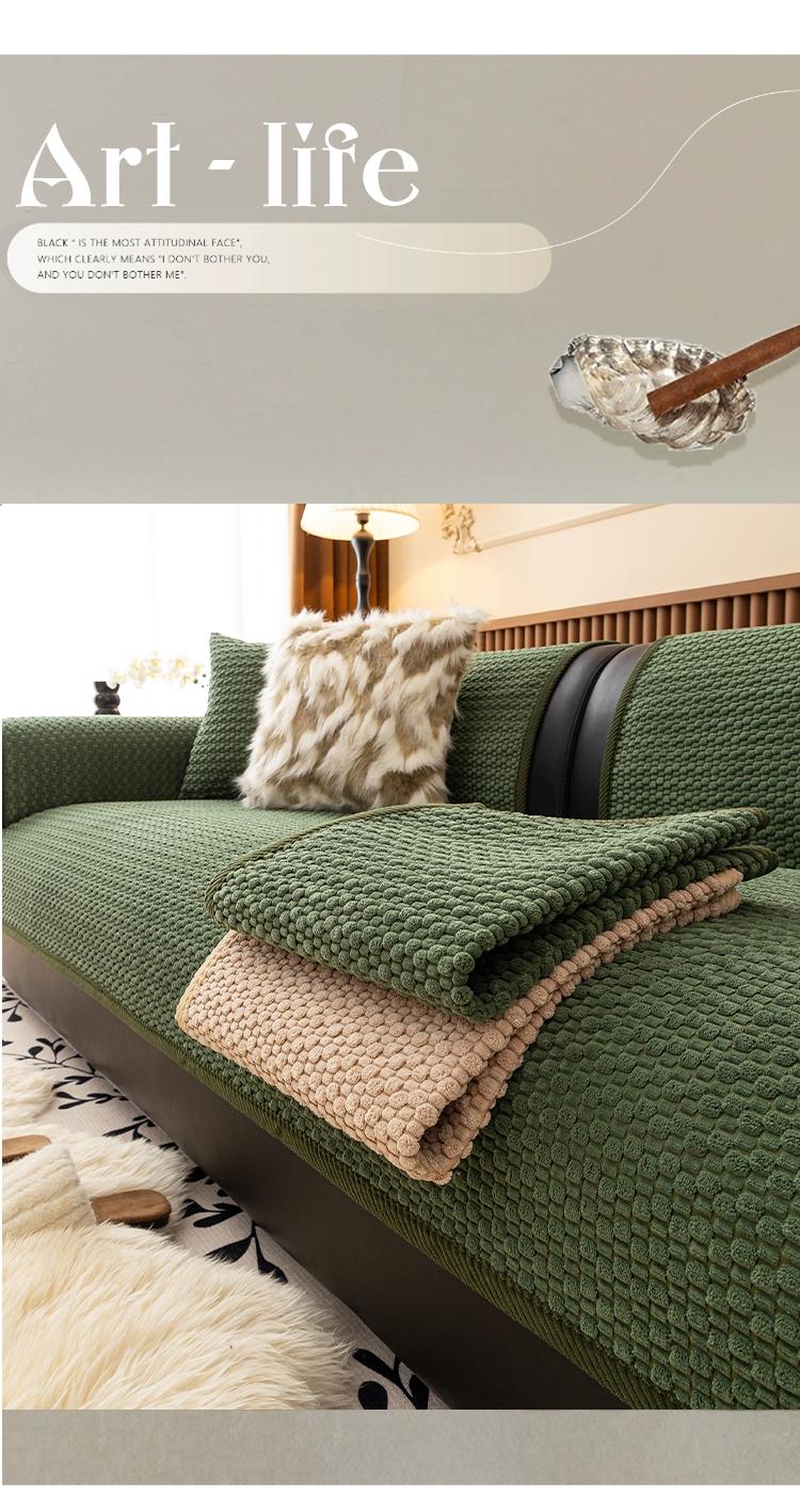 Vintage American Farmhouse Thick Plush Sofa Cushion, Multi Colors & Sizes Pet-Friendly & Scratch-Resistant | for Fall & Winter Stain-Proof, Machine Washable Sofa Couch Covers Home Decor Essential for Living Room, Bedroom, Dining & Office