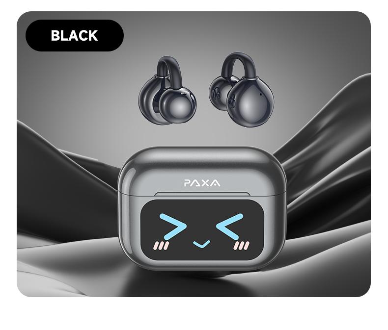 C7 Ultra Bluetooth 6.0 Wireless Clip Earbuds , with smart touchscreen, sports waterproof & sweatproof design for music and calls