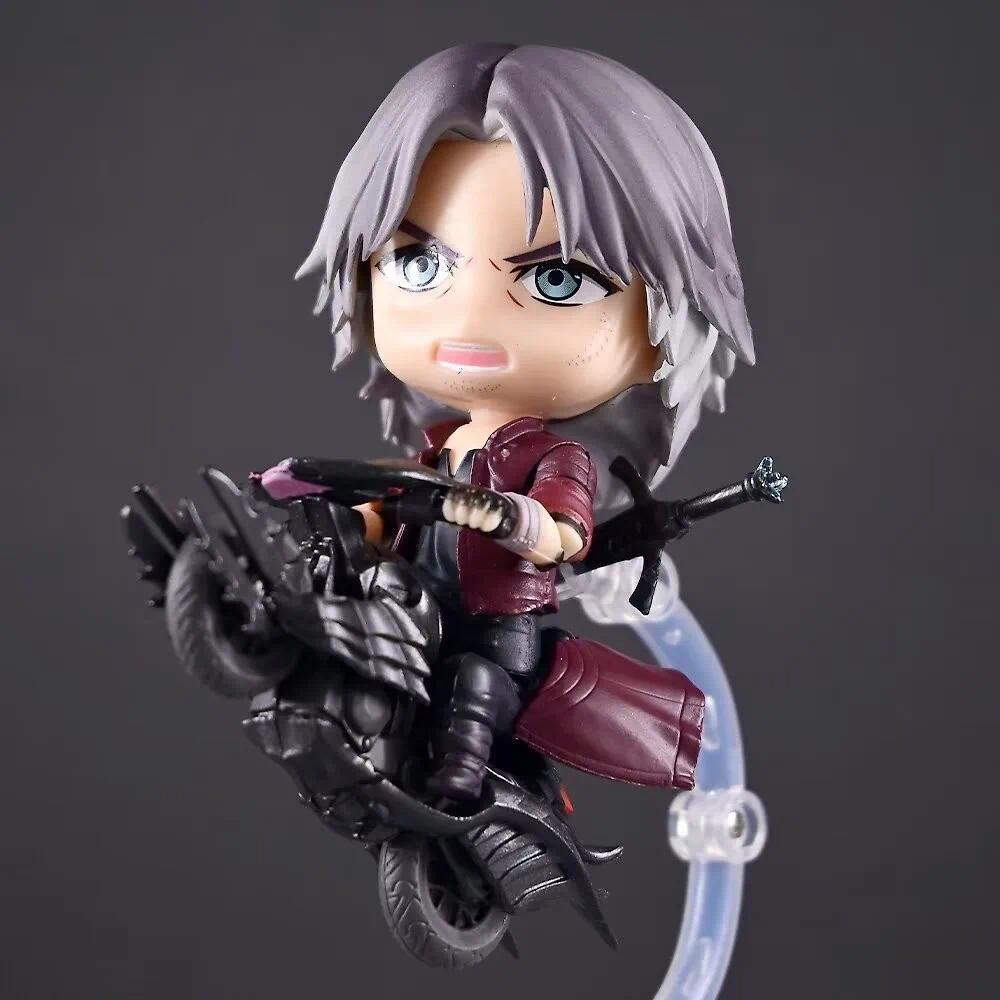Q Version Nendoroid 1233# Dante Figure Devil Series Movable Face-Changing Doll Collectible Model Desktop Gifts For Anime Lovers