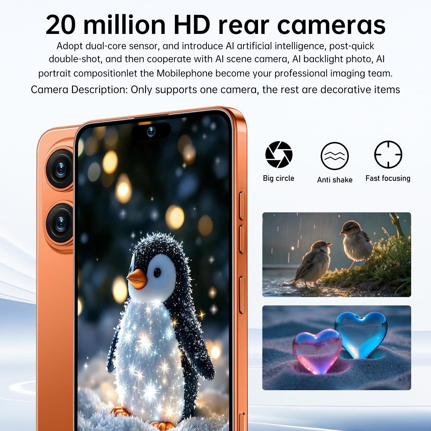 Astarry 4g Network 17 Pro Max, Android Smart Phone, 6+64GB RAM, 6.93 Inch Screen, Dual Sim, Android 12.0, Face & Fingerprint Unlock, 5000mah Battery