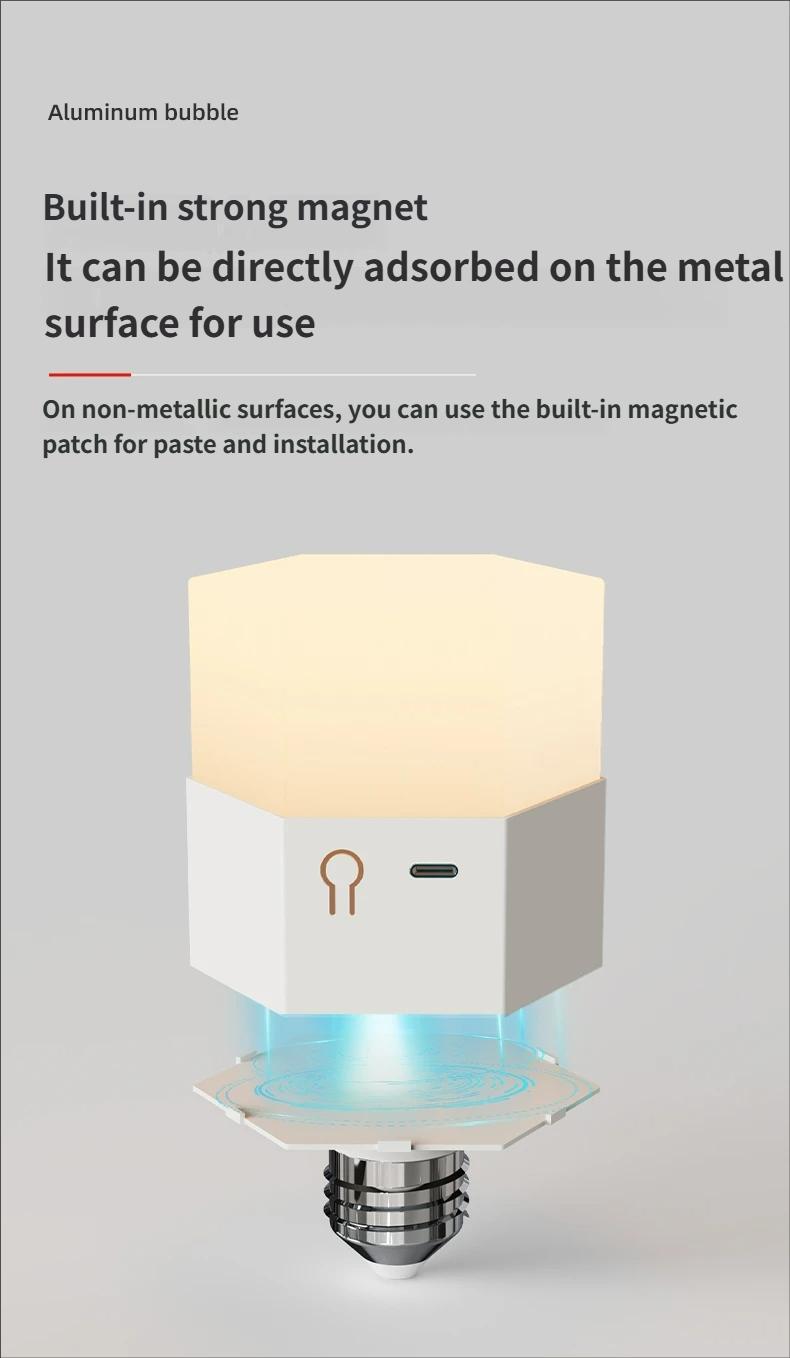 E27 LED Bulb Remote Control RGB Color Changing Dimmable Magnetic Mount Ideal for Any Room Multi-Purpose Lighting Solution