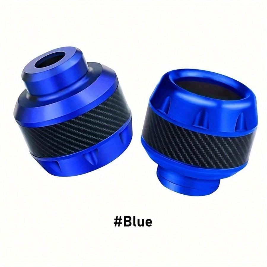 2pcs Motorcycle Collision Slider Protector, Aluminum Alloy Crash Protectors, High Hardness Front Fork Cup, Designed for Motorcycles to Protect Fork Stands and Tires from Damage in Case of Falls