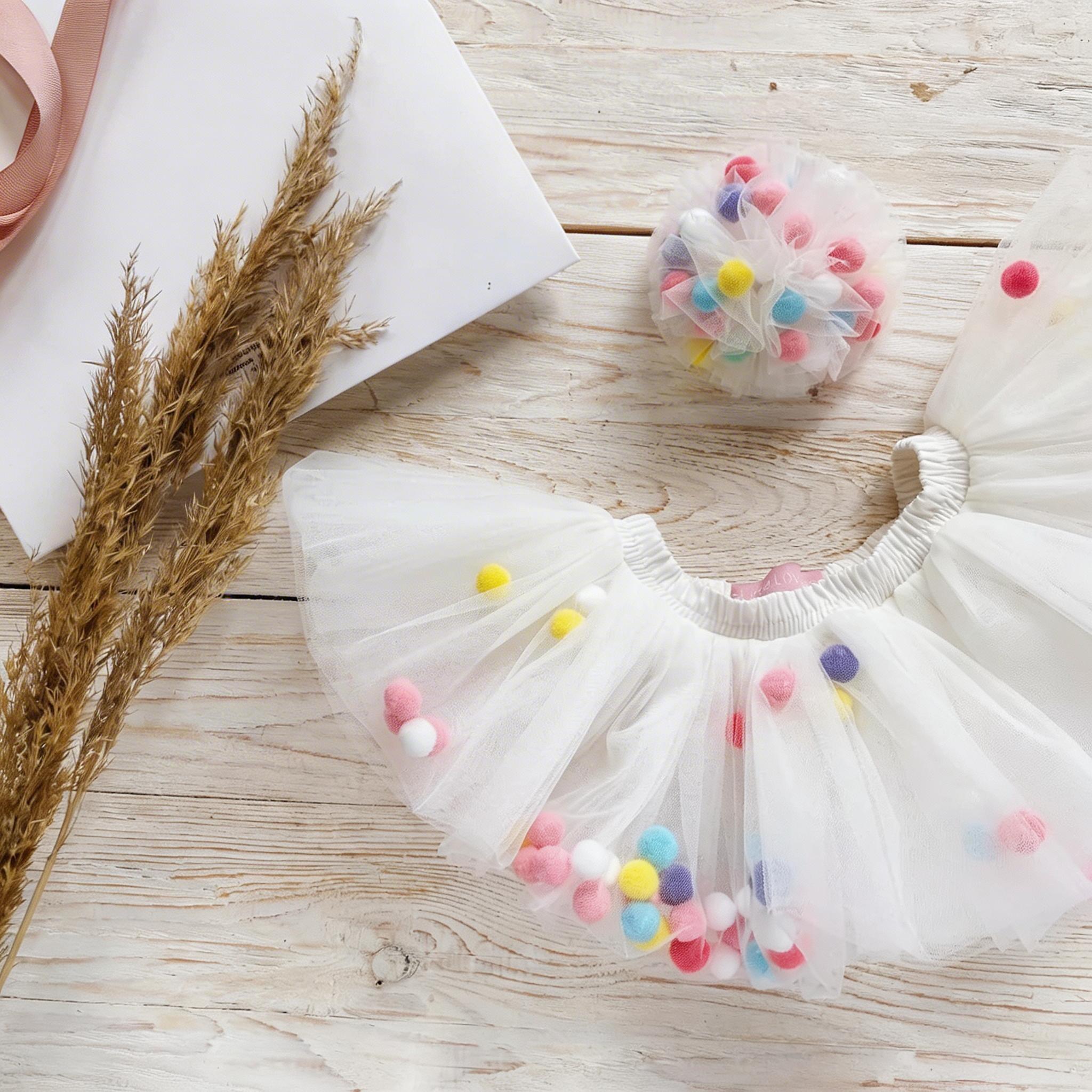 Newborn Photography Princess Dress Set, Cute Multicolor Puffy Skirt, Baby Photo Shoot Costume, Doll Dress, Studio Shooting Clothing