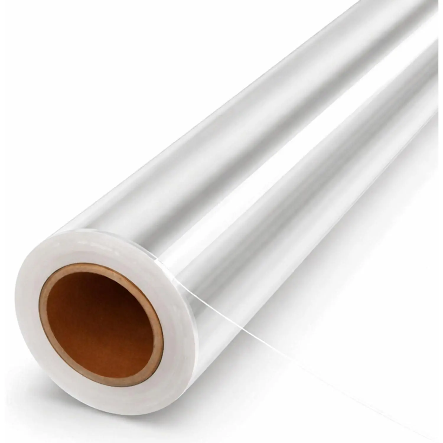 Clear Cellophane Wrap Roll (31.5 in x 100 ft) - 3 Mil Thick Cellophane Wrap for Gift Basket, Treats, Flower Wrapping, Clear Wrapping Paper (31.5" folds into 16")