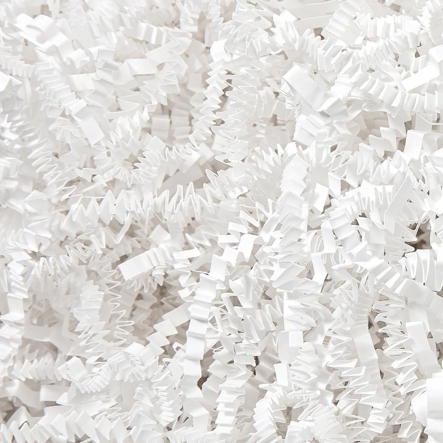 1/2 LB Crinkle Cut Paper Shred Filler 8 oz White Crinkle Shredded Paper for Gift Box - Gift Basket Bag Filler - Grass Cushion Stuffing for Easter, Mother's day, Birthday Packaging Wrapping