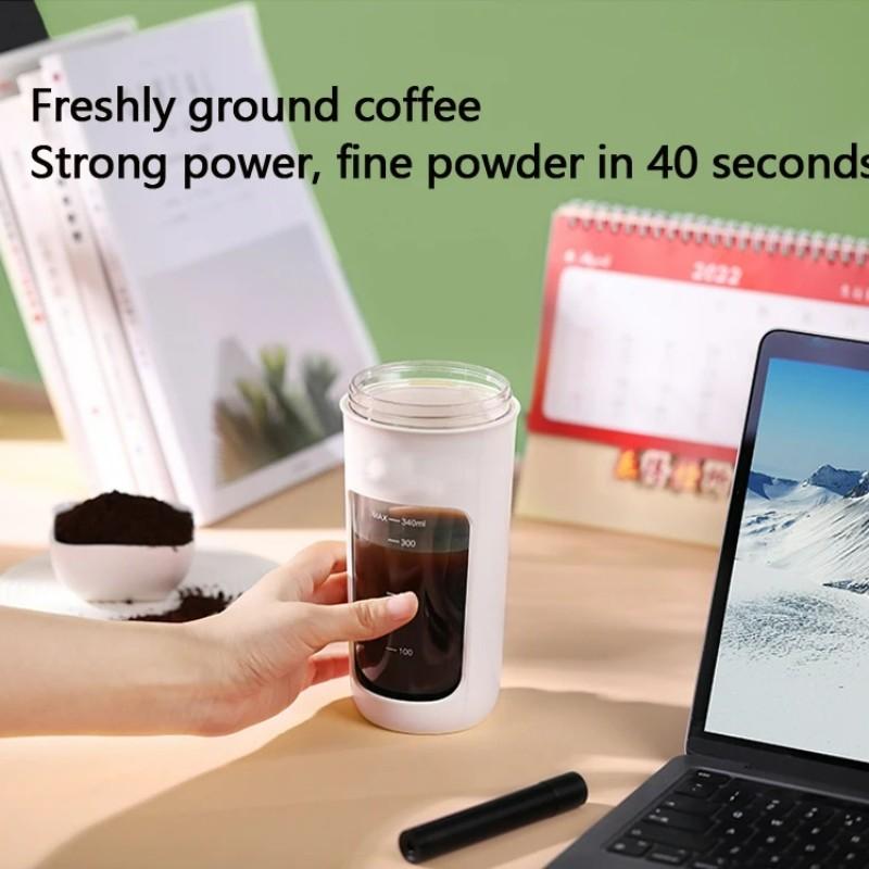 Portable USB Rechargeable Juicer Cup with 10 Blades, Small Juice Blender Travel Mug, Ideal for Smoothies and Milkshakes, Multifunctional Kitchen Accessory