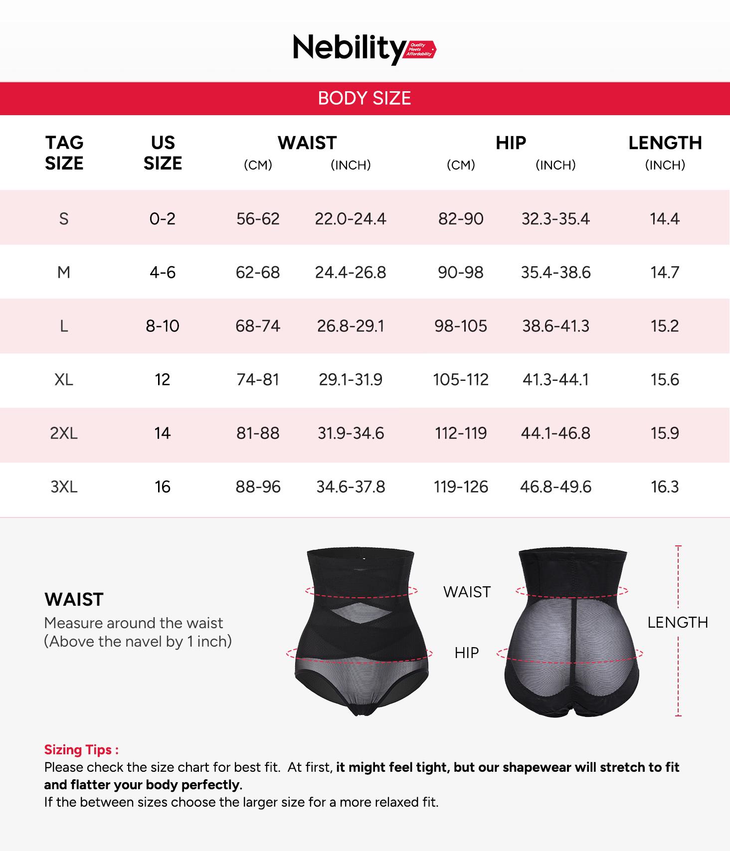 Nebility Women Hi-Waist Double Core Shaping Panty Basic Compression Womenswear Highwaist Tummy Control