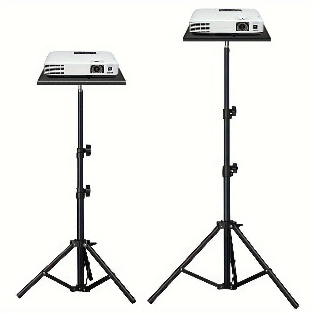 Adjustable Height Multifunctional Projector Stand with Tray, Foldable Design, Easy Storage, Suitable for Desktop or Floor Use