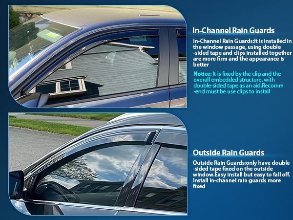 Nilight in-Channel Rain Guards for Kia Forte 2019 2020 2021 2022 2023 2024 2025, Vent Window Visors, Original Window Deflectors-4PCS Nilight in-Channel Rain Guards for Kia Forte 2019 2020 2021 2022 2023 2024 2025, Vent Window Visors, Original Window Deflectors-4PCS