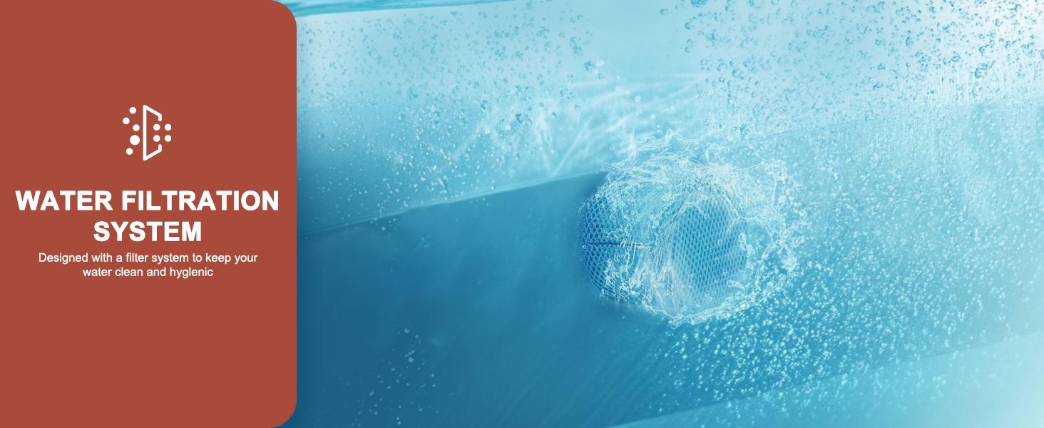 MOPHOTO Inflatable Hot Tub, 73"X73"X25" Portable Blow Up Hot Tub for 4-6 Person, Square Outdoor Spa with 130 Bubble Jets and Heater Pump, Filter Durable inflatable pool