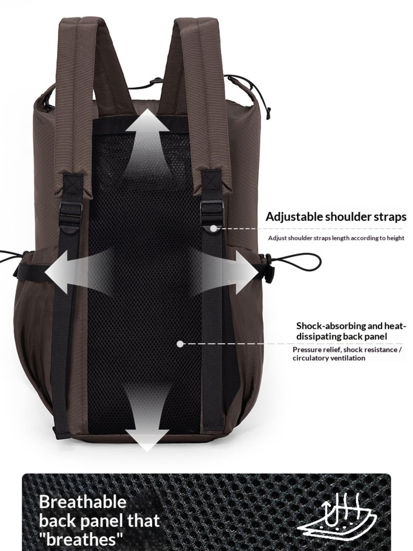 Multifunctional Outdoor Travel Backpack, Waterproof Lightweight Hiking Bag, Cycling Sports Leisure Backpack, Single Pack