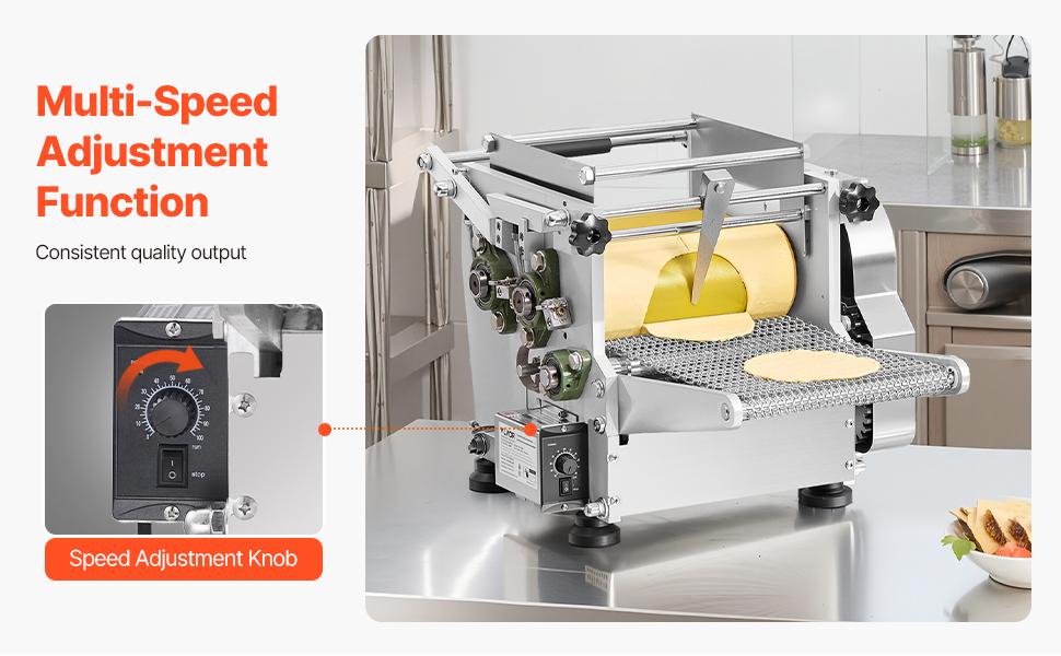 VEVOR Electric Tortilla Maker, Automatic Corn Tortilla Making Machine with Non-Stick Coating and Two Molds(4 in+ 6 in), Electric Chapatti Machine Suitable for Produce Sopes Pita Tortilla Pizza