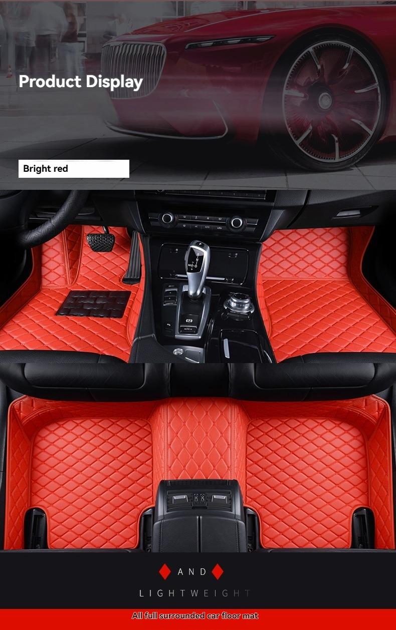 For 2010 Lincoln MKS Custom-Fit Full Coverage Car Floor Mats Easy-Clean Carpet-Style Floor Mats