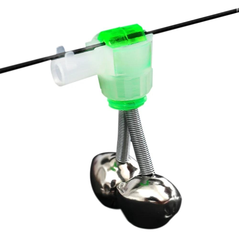 High Sensitivity LED Bite Alarm with Night Glow, Spiral Lock Rod Tip Design, Portable Fish Detector Alert, Professional Fishing Gear Upgrade Tool for Night Sea and River Fishing