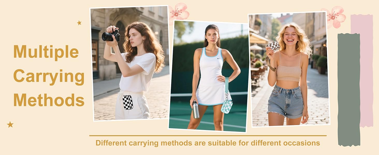 Women's Wallet Card Holder Wristlet Transparent Window Design, Stylish Ladies' Accessory for Daily Use, Perfect Gift Idea