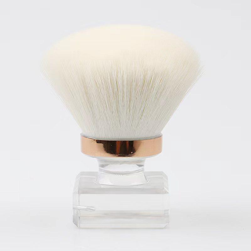 Soft Fluffy Makeup Brush Nail Dust Remover Brush Foundation Brush Mushroom Head Beauty Cosmetic Tool