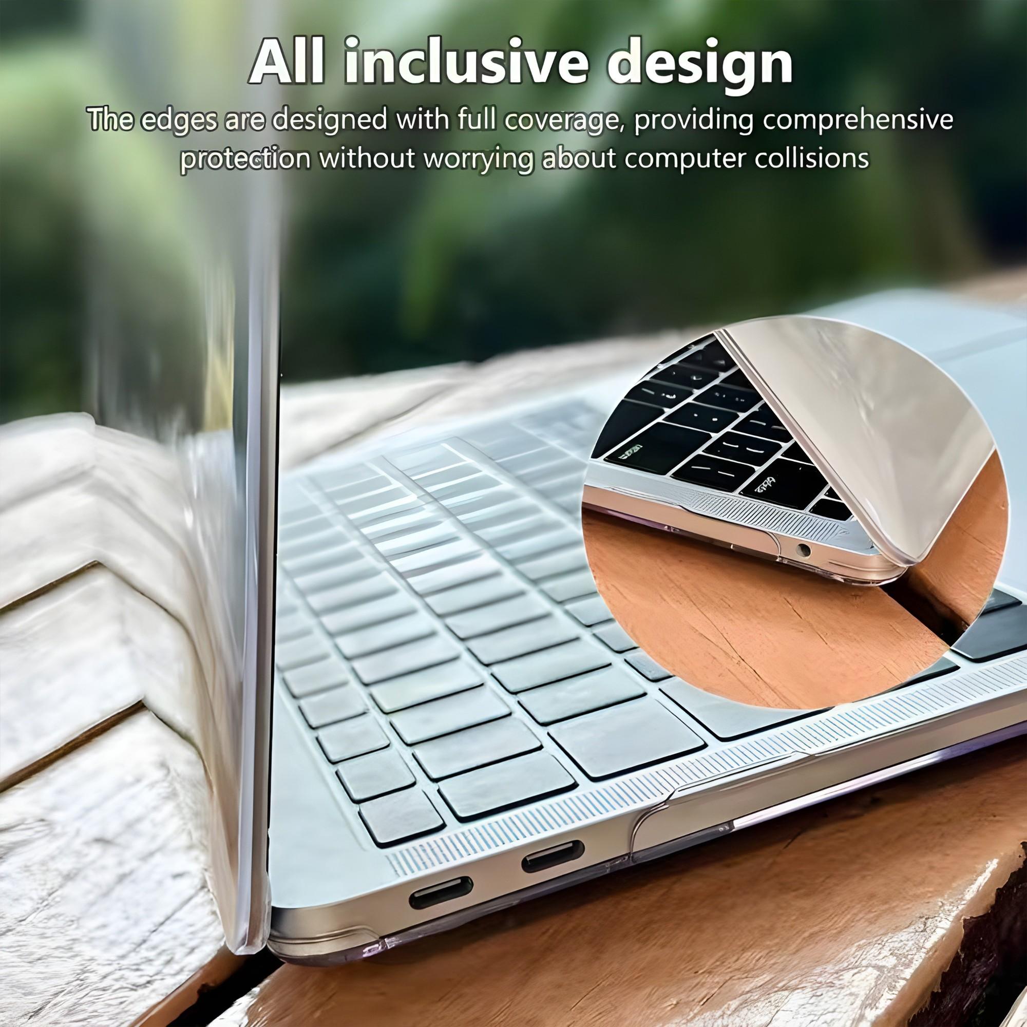 Changhefeng 2-In-1 Privacy Screen Protector and Crystal Clear Case for Macbook Neo, Protective Cover for Laptop, Durable and Transparent