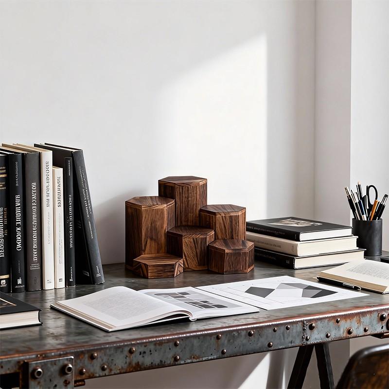 Hexagonal Display Base Set, Tool-Free Load Design, Multi-Scene Display Rack System, 6-Piece Stand Kit, Ideal for Various Displays