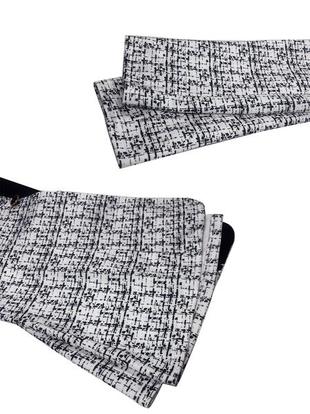 Women's Business Casual Suit Set, New Style Patchwork Color Block Striped Print Long Sleeve Top & Pants, Fashionable Office Wear