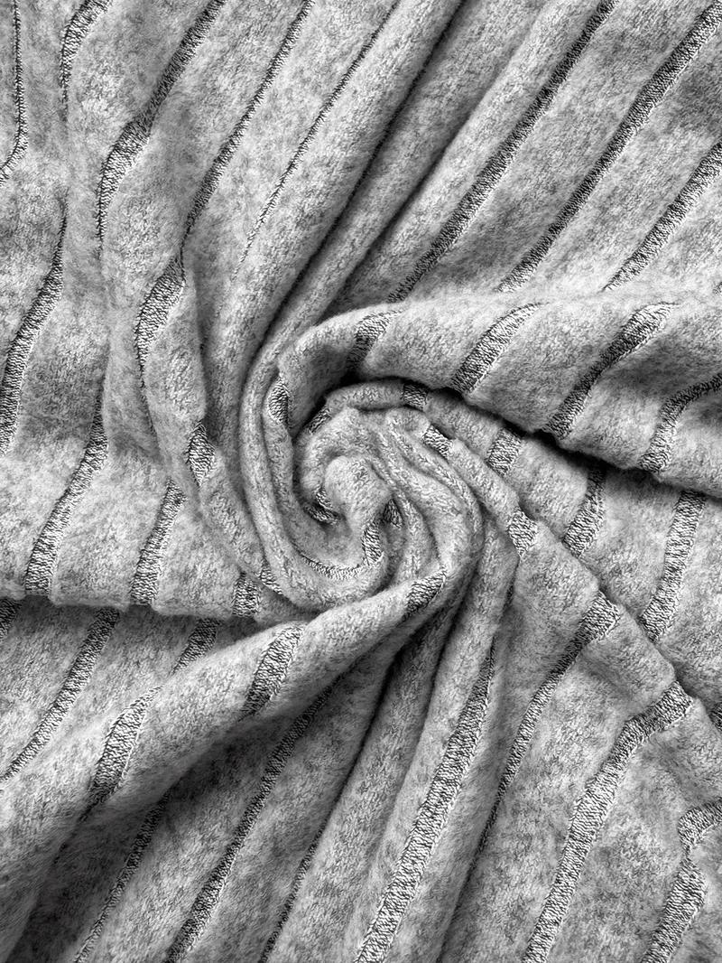 Women's 1pc Solid Color Ribbed Batwing Sleeve V-Neck Blouse Soft Stretchy Knit Fabric & Relaxed Batwing Sleeve Design & Vertical Ribbed Texture & V-Neck Silhouette & Curved Hem Detail，batwing shirts