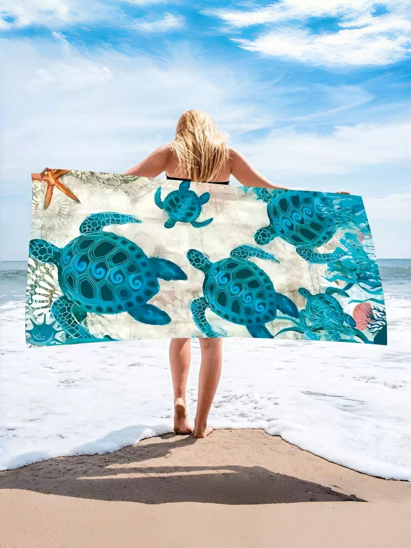 Bohemian Beach Towel Set, Outdoor Sun Protection Multi-Purpose Shawl, Ideal for Travel & Daily Use, Durable Lightweight Design, Absorbent Breathable Towel
